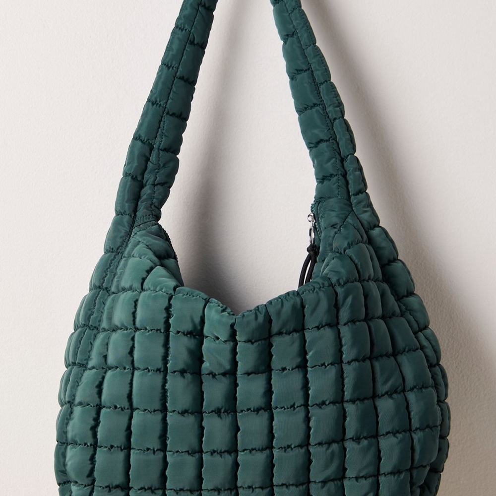 Free People Quilted Carryall - Evergreen - Picture 2 of 8